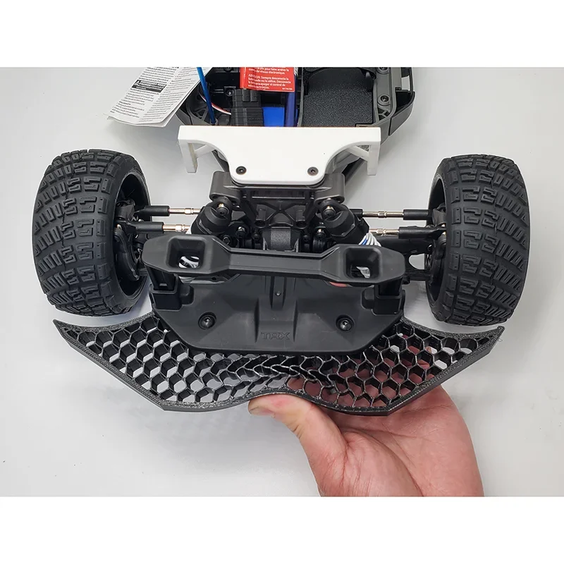 Suporte de proteção contra colisão frontal de TPU estampado para carro 1/10 TRAXXAS RC Ford Fiesta ST Rally VXL Rally-Bred # 74276-4
