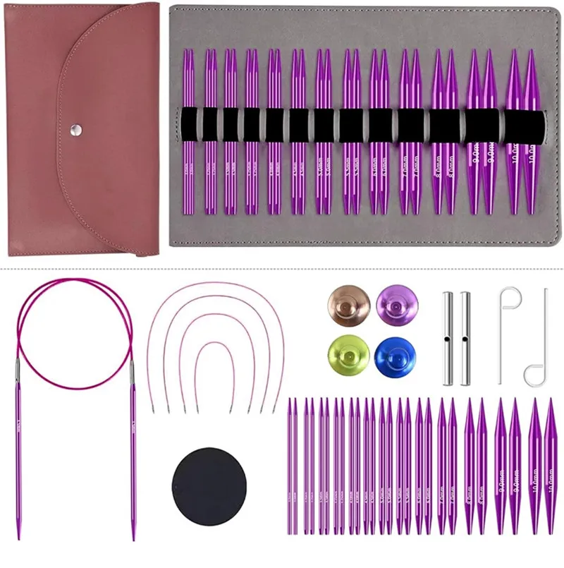 

Сменные круглые спицы — 13 пар, 3–10 мм. | Алюминиевые спицы премиум-класса