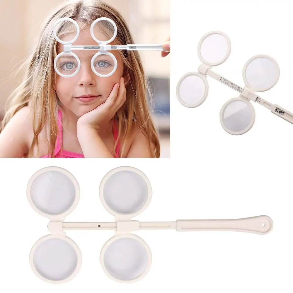 Eye Protection Optical Flipper Adjustable Ultralight 4 Lens Optometry Equipment Plastic Eye Trainer Men Women