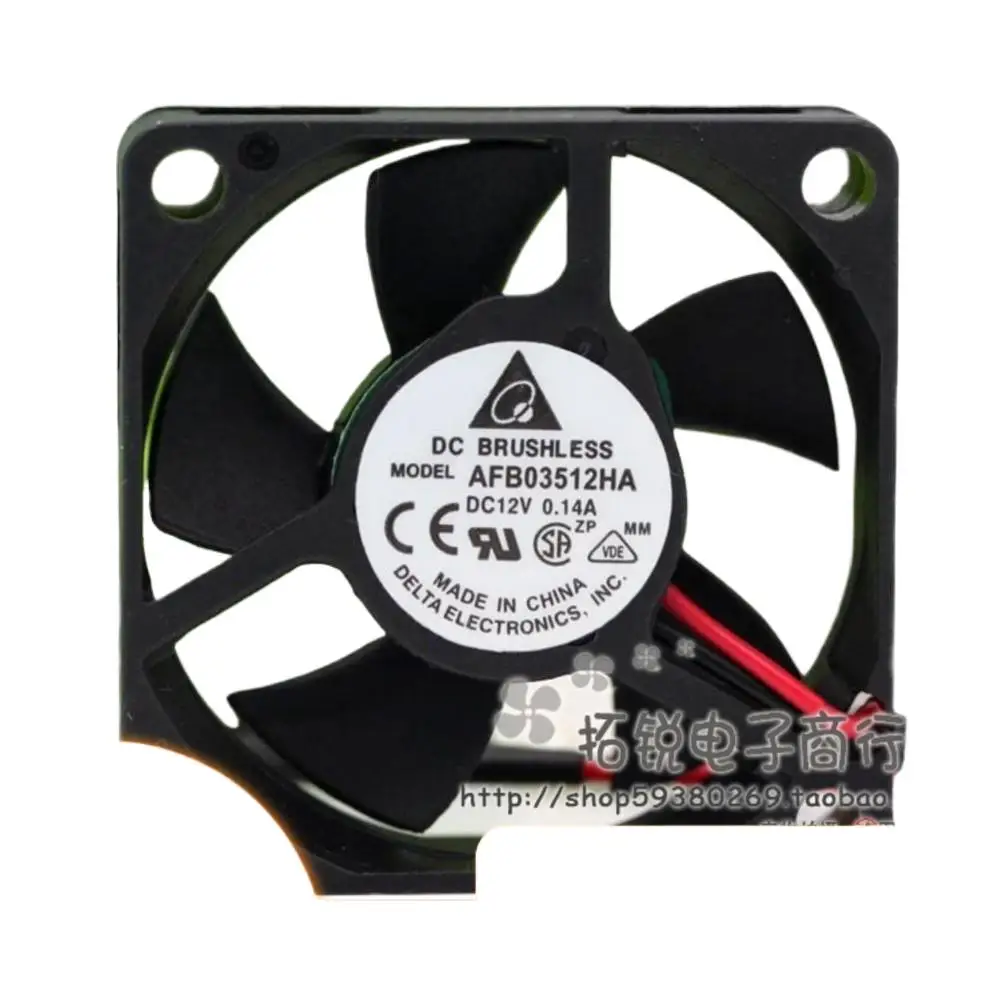 

35mm Fan for Delta AFB03512HA 12V 0.11A 35mm x 10mm Axial Cooling Fan, 5.5CFM, 7000RPM