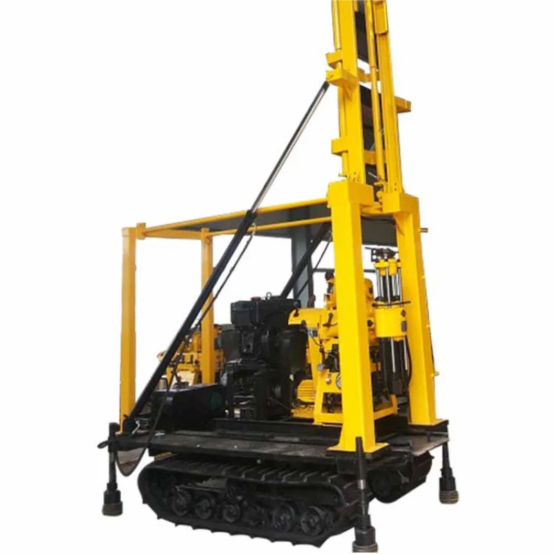 China Manufacturer Hydraulic Crawler Core Drilling Rig Construction Project 100 Meter Digging Depth Water Well Drill Rigs Price