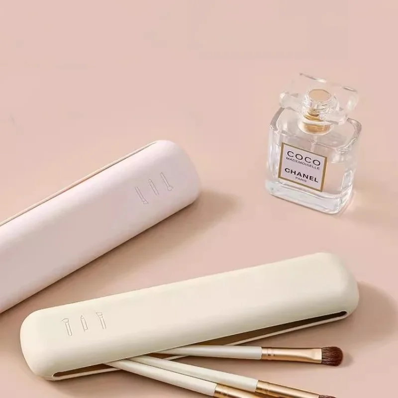 Custodia per pennelli cosmetici in silicone Custodia per pennelli per trucco da viaggio Custodia portatile impermeabile per spugna per trucco Strumenti di bellezza