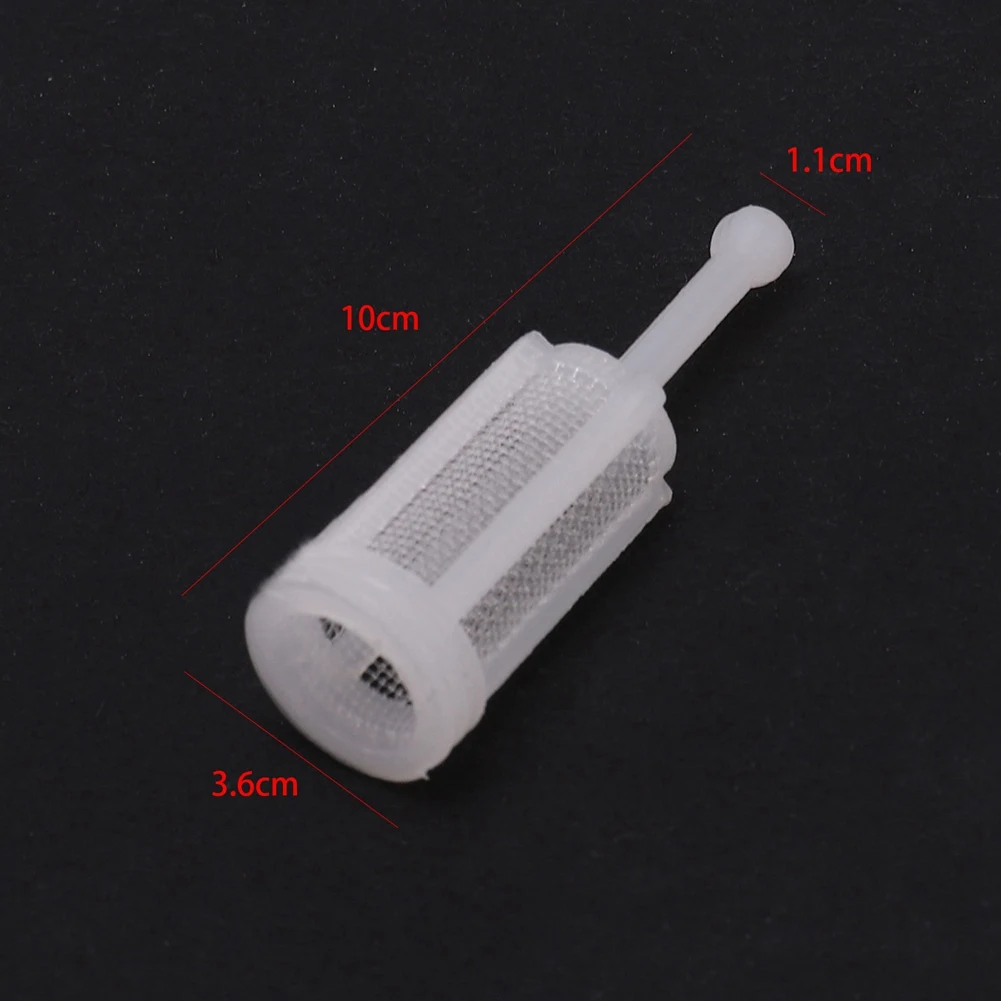 A58Z 20 قطعة من البلاستيك الجاذبية نوع رذاذ تصفية وعاء قطر 11 مللي متر الطول الإجمالي 36 مللي متر يمكن التكيف مع معظم المذيبات #2