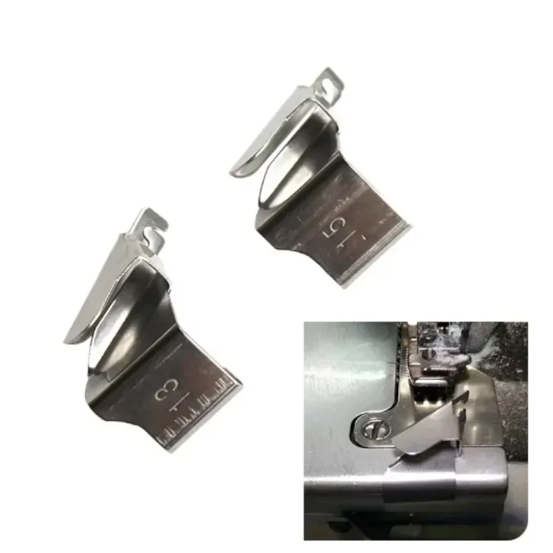 Durable Industrial Overlock Sewing Machine Rule Seam Guide Hemmer Guider Anti-wrinkle Sewing Machine Accessory Sewing Tools