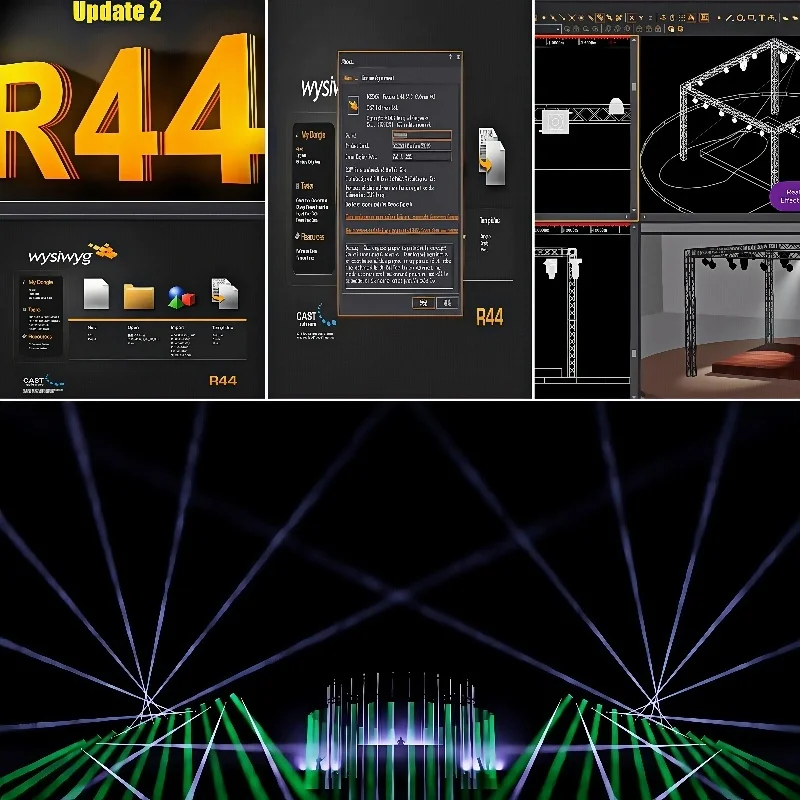 Wysiwyg R44 Perform Lighting Design Dongle: interfaz de visualalizador 3D USB DMX512 para escenario, evento, control de conciertos