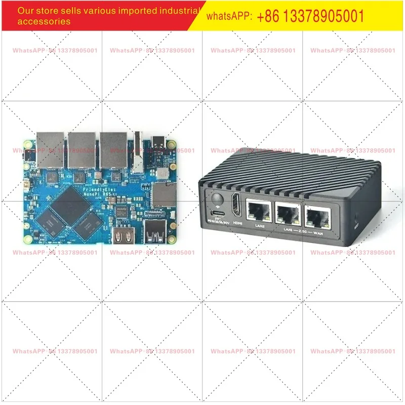 RK3588S Dual 2.5G Gigabit network port 8G32GB edge calculation 8K60P Friendly Nanopi R6S