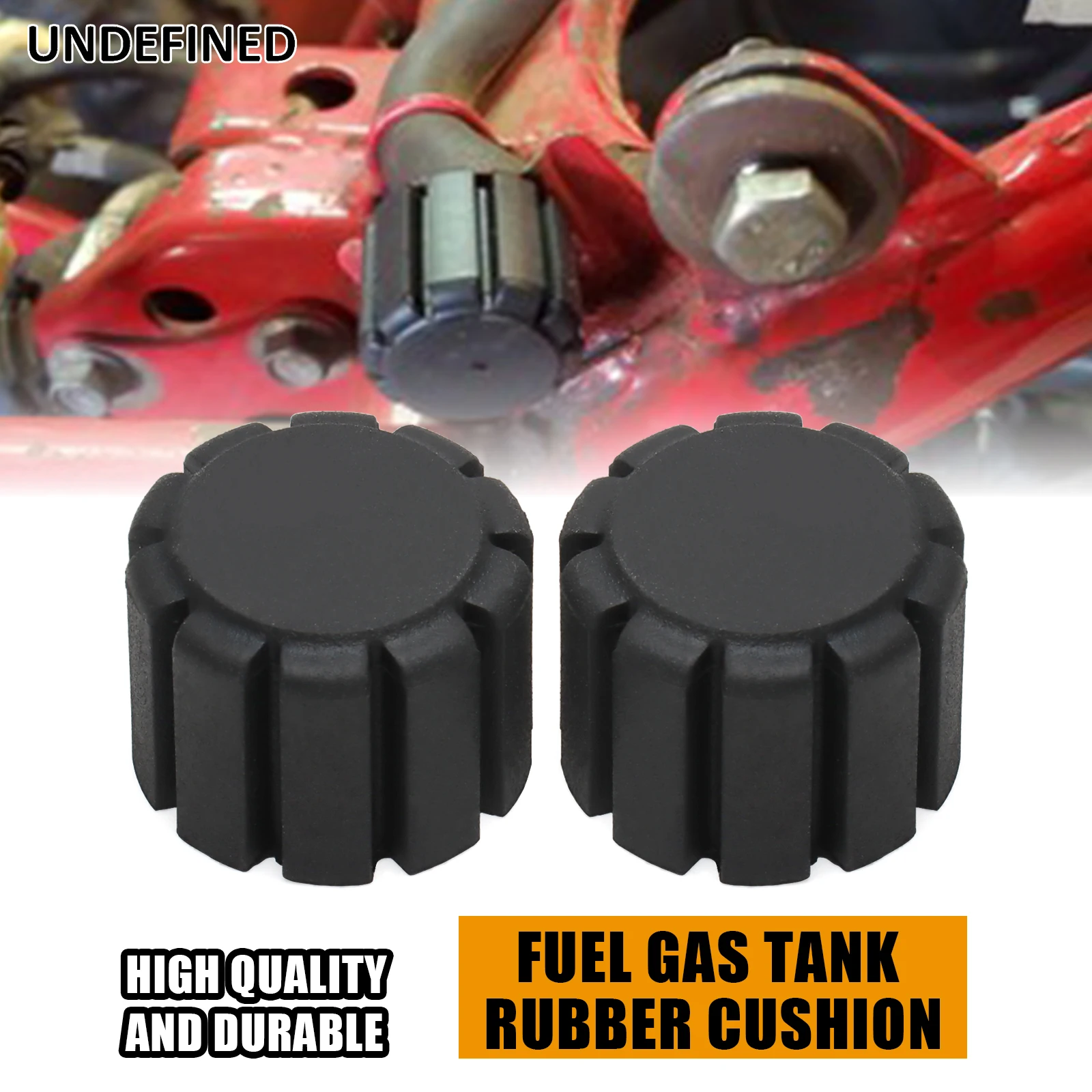 Almofadas de borracha para tanque de combustível, 2 peças, 17611ha5000 para honda xr80 xr100 xl80 xl100 atc200x atc250r atc350x trx125 trx250r