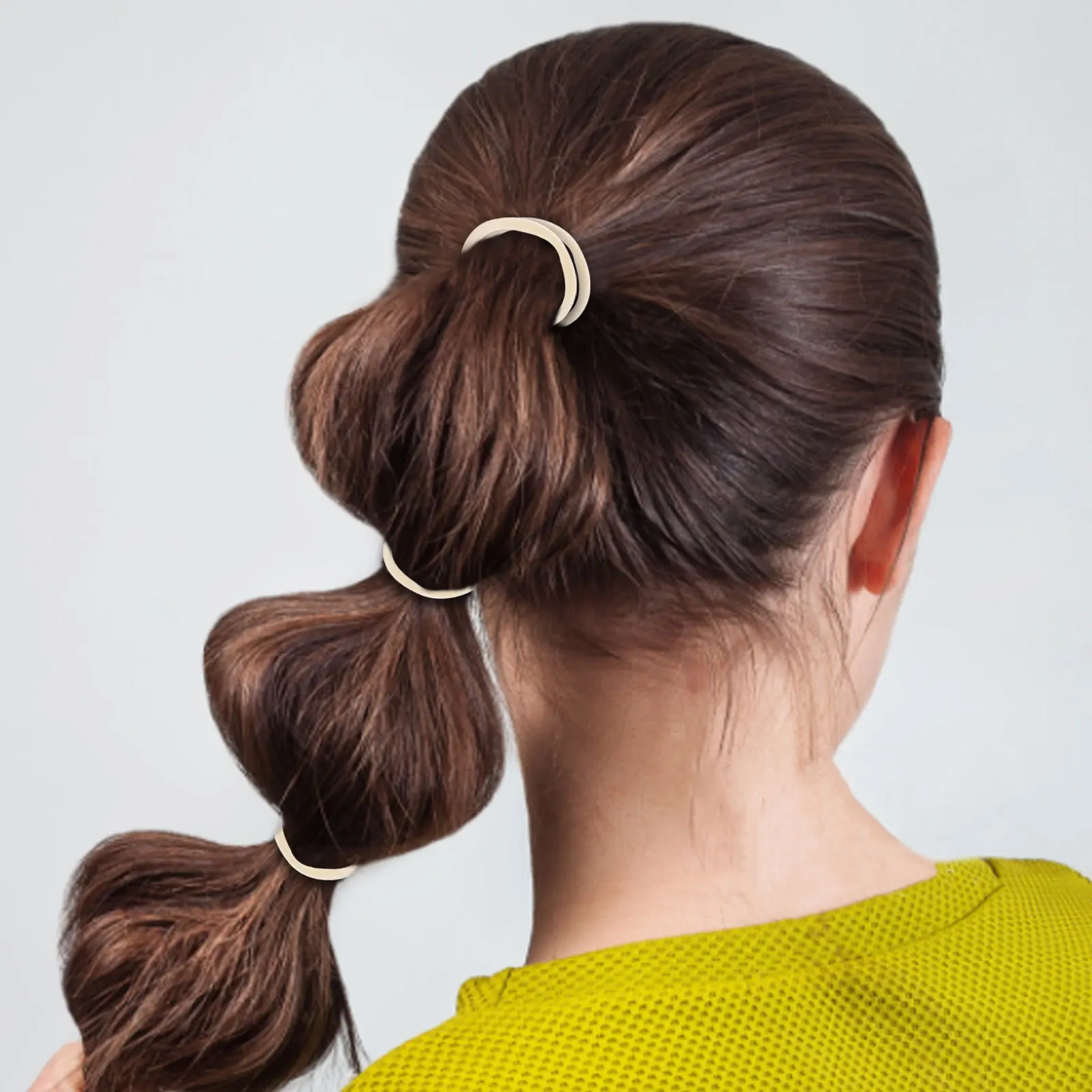 

10pcs Seamless Elastic Rings For Baby Kids Soft Hair Ties Stretchy Ponytail Holders Random Colors Daily Wear Hair Styling Tools