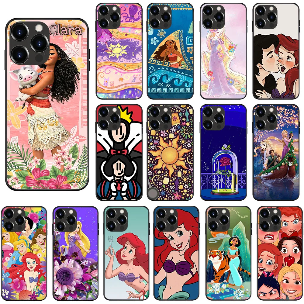 Ini-56 putri Ariel Rapunzel casing lunak untuk Xiaomi Redmi Note 9T 9 9S 10 10s S2 11 9C Power Pro Max Poco X3 NFC