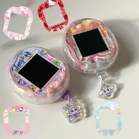 산리오 귀여운 다마고치 유니니 페이스플레이트 실리콘 보호 필름, 귀여운 스티커, 헬로키티 다마고치 장식, 보호 선물