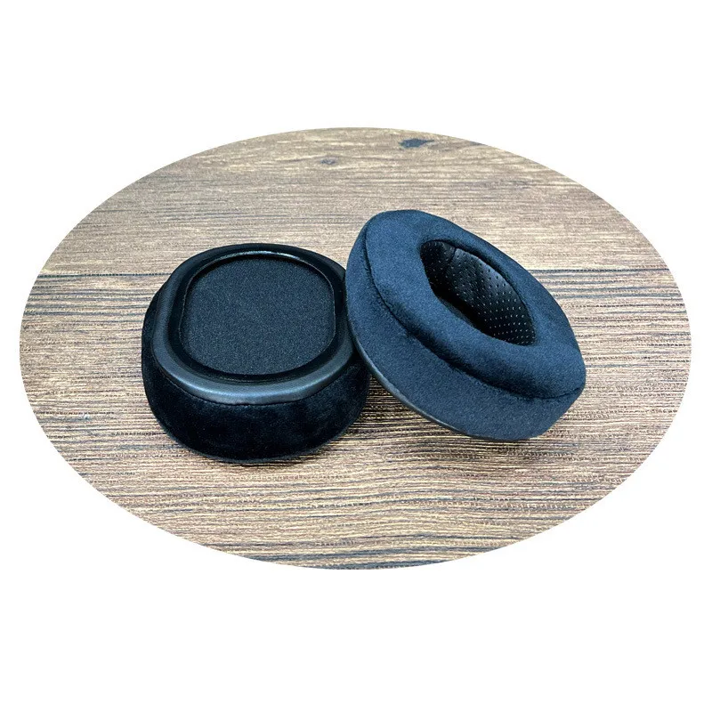Kain Beludru Bantalan Telinga Oval 110X90MM 90X70MM 100X80MM untuk AKG untuk HifiMan untuk ATH untuk Philips atau ATH M50X HyperX Bantalan Headphone