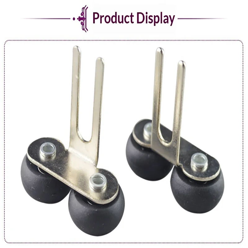 Wardrobe sliding door upper wheel roller bearing bathroom titanium alloy partition door rubber wheel