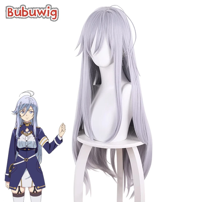 

Bubuwig Synthetic Hair Vladilena Milize Cosplay Wigs 86- Eighty Six Vladilena Milize 80cm Long Silver Gray Wigs Heat Resistant