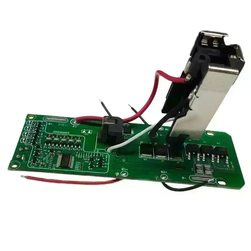 1pc Green Protection Board Li-Ion Battery Charging Protection Circuit Board PCB For 20V P108 RB18L40 11 X 4 X 2.3cm  New