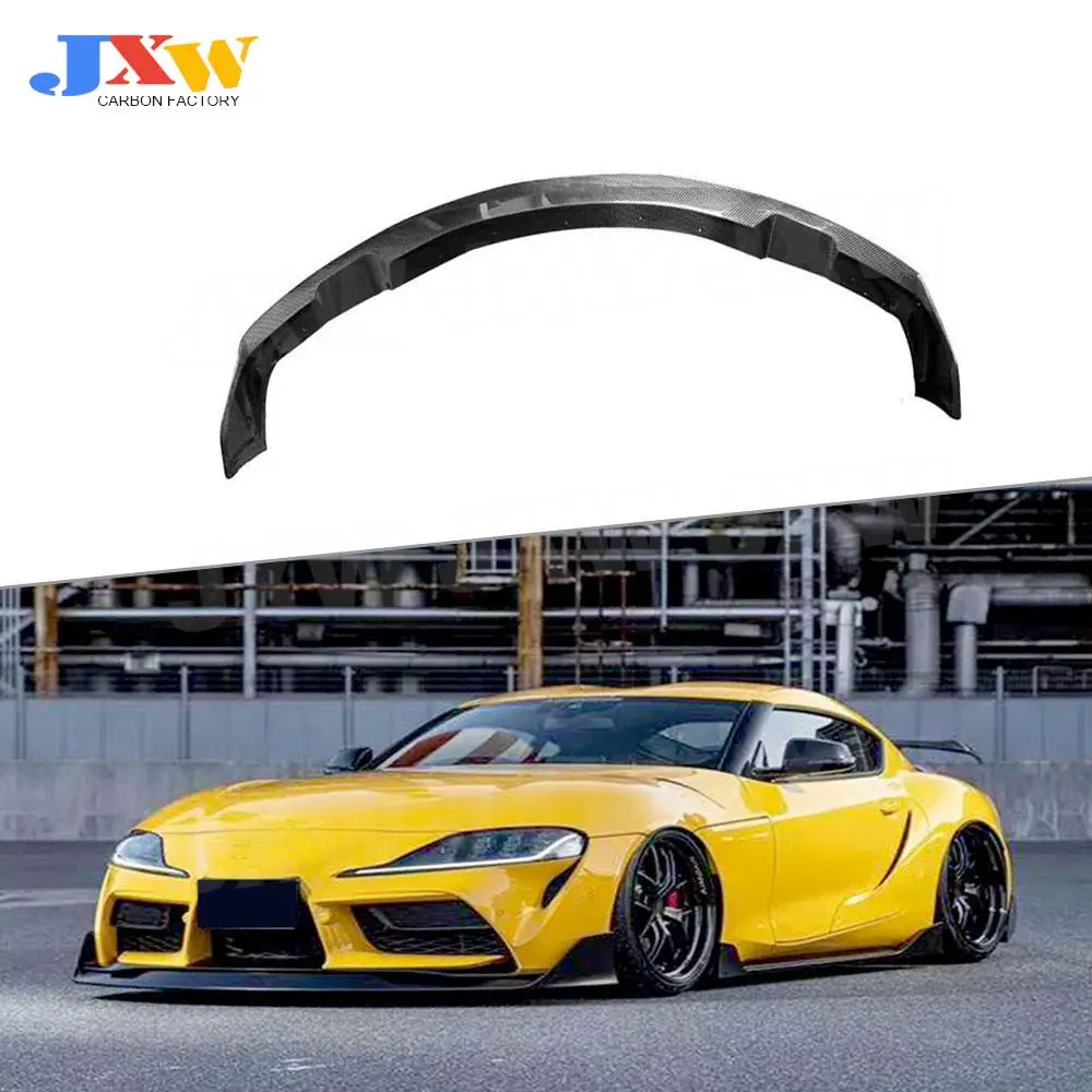 High Quality Carbon Fiber Front Bumper Lip For Toyota Supra 2019 - 2020 FRP Car A Styling