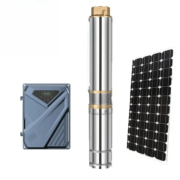 3hp brushless solar powered hybrid water pump