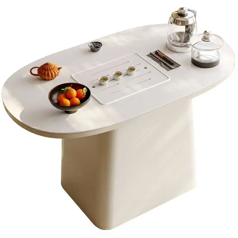 Balcony tea combination, light luxury small tea table kettle integrated set