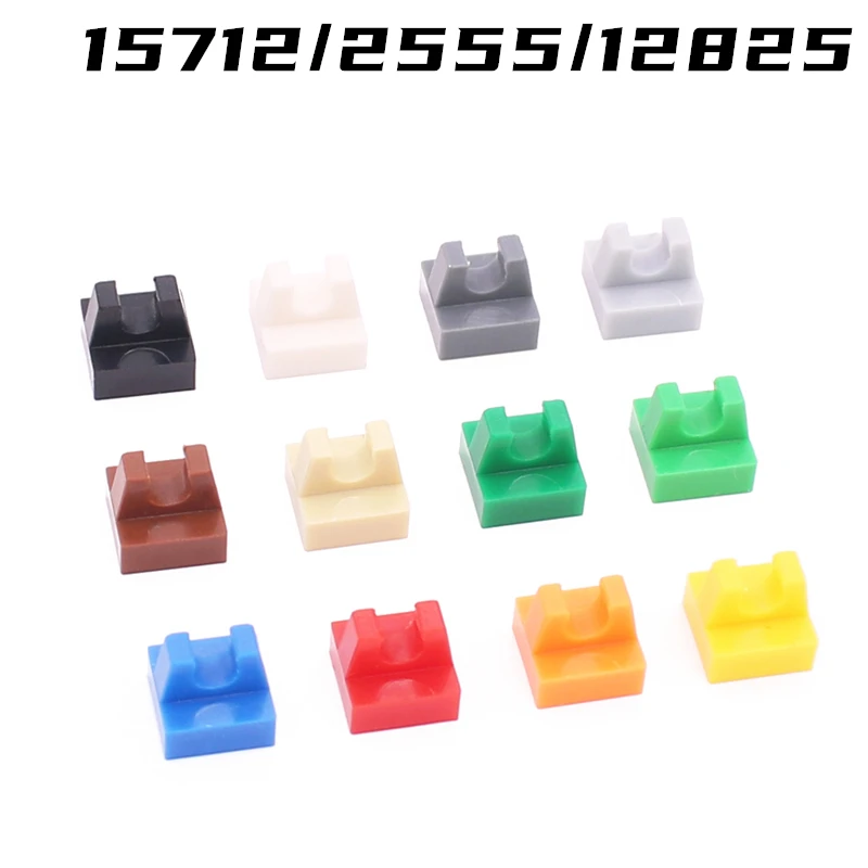 Rainbow Pig MOC Parts 2555 15712 44842 12825 Tile Modified 1 x 1 with Open O Clip Brick Parts Building Blocks Particle DIY Toys