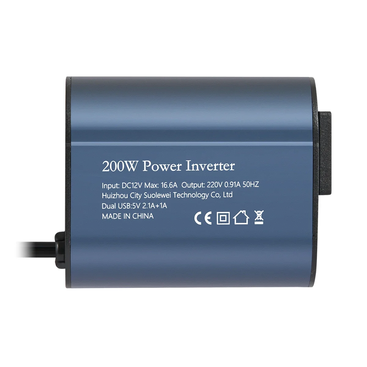 200W inverter charger solar inverter 220v50HZ portable machine, EU socket pure sine wave inverter  12v