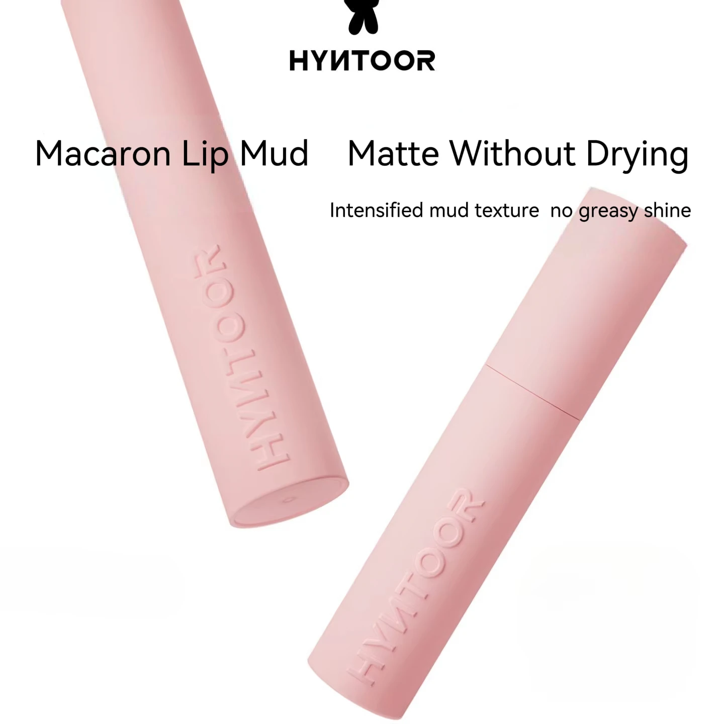 HYNTOOR Macaron Matte Lip Mud Nude Pink Lipstick  Concealer Base Long Lasting Waterproof Non-drying Velvet Lip Tint Cosmetics