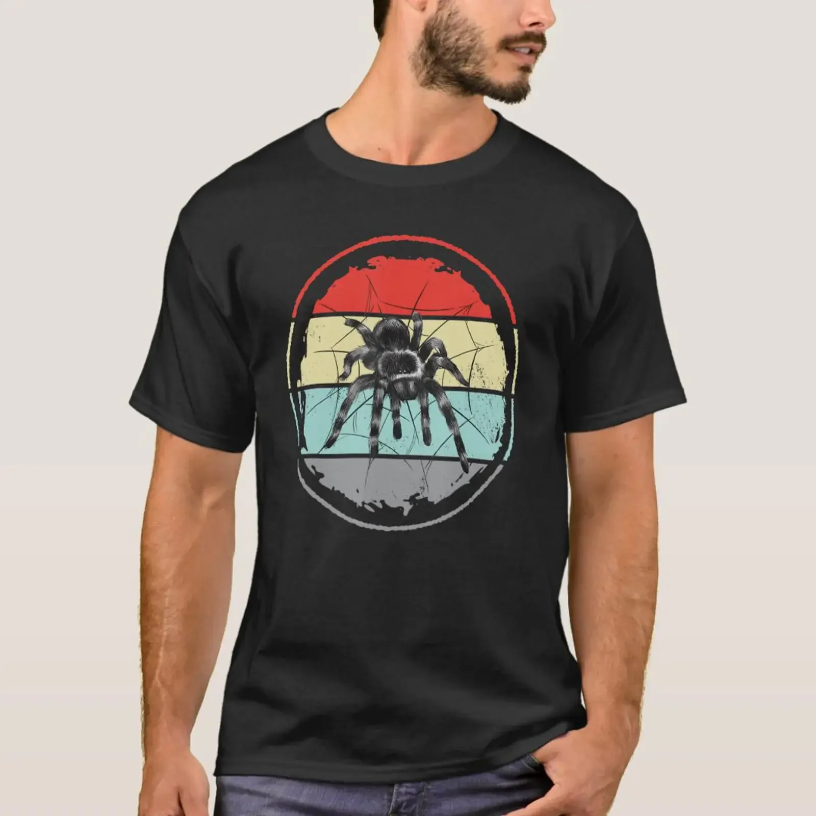 Spider Terrarium Retro Goliath Tarantula T Shirt vintage Washed Unisex Top For Everyday Wear Slightly fashion Stretched homme