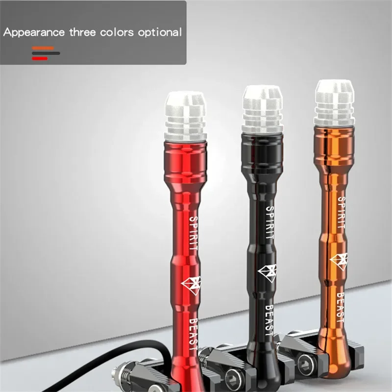 SPIRIT BEAST Motorcycle LED Lights Accessories License Plate Decoration Personalized Products Antenna Lights Driving Safety