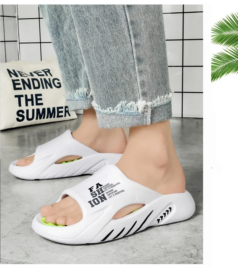 Sommer Herren Massage-Slipper Indoor Outdoor Sandalen Strand Freizeitschuhe Weiche Sohle Slides Herren Flip-Flops Herrensandalen Große Größe 47 – Detail 16