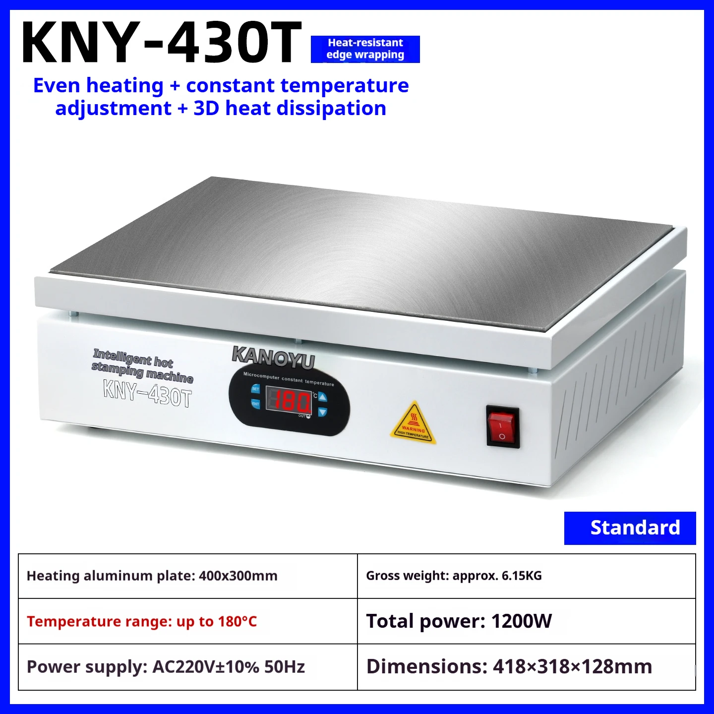 

Hot film machine Heat sealing machine constant temperature heating desktop manual gift box cosmetic sealing machine