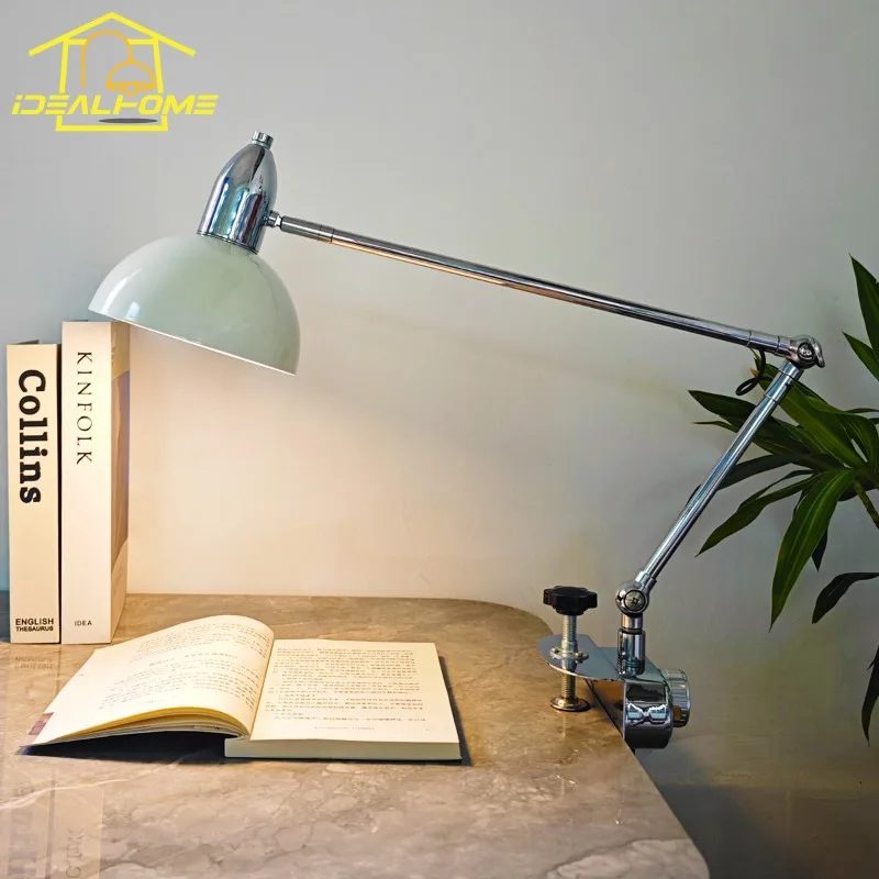Bauhaus Industrial Adjustable Wall Lamp LED E27 Long Pole Swing Arm Wall Mounted Living Room Bedroom Background Study Bar Studio