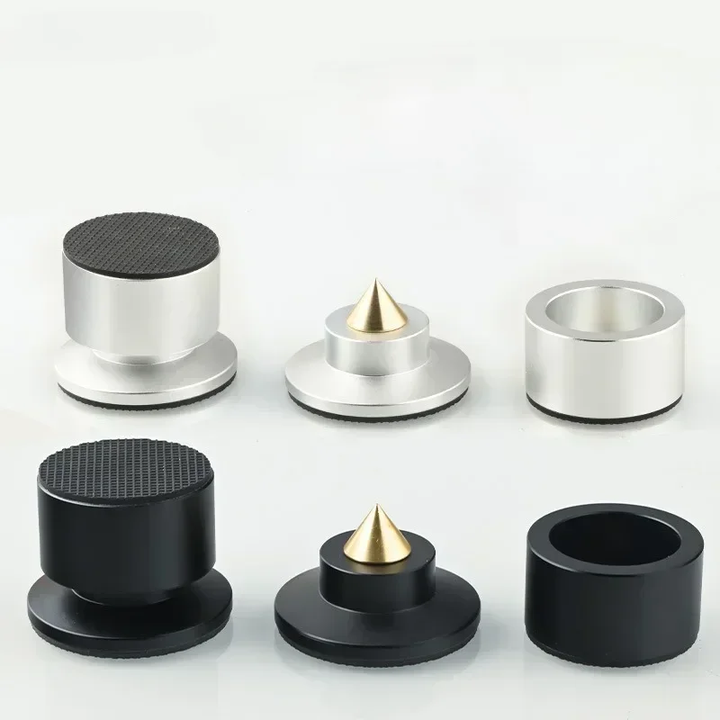 Shock Spikes Tappetino smorzante a molla Piedini per supporto HIFI Altoparlante Spike Foot Pad Altoparlanti da palco KTV Isolamento in alluminio