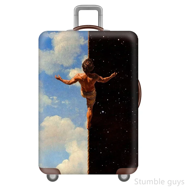

Premium Anti-Wear Elastic Luggage Cover Protective Dustproof Scratch-Resistant Suitcase Sleeve Practical Travel Accessory