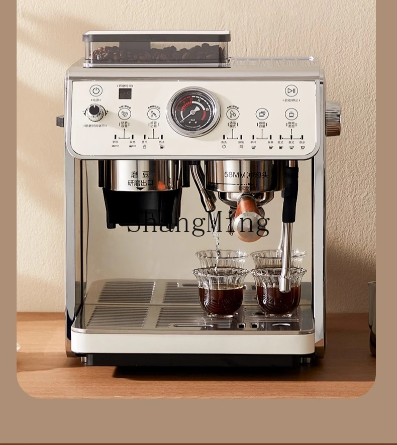 ZYY Commercial Semi-automatic Double Head Espresso Machine Small Home Coffee Shop Equipment