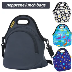 Portable Lunch Bag Handheld Design Strong Insulation Performance Big Capacity Foldable Easy to Clean Camping Campus Lunch Bag