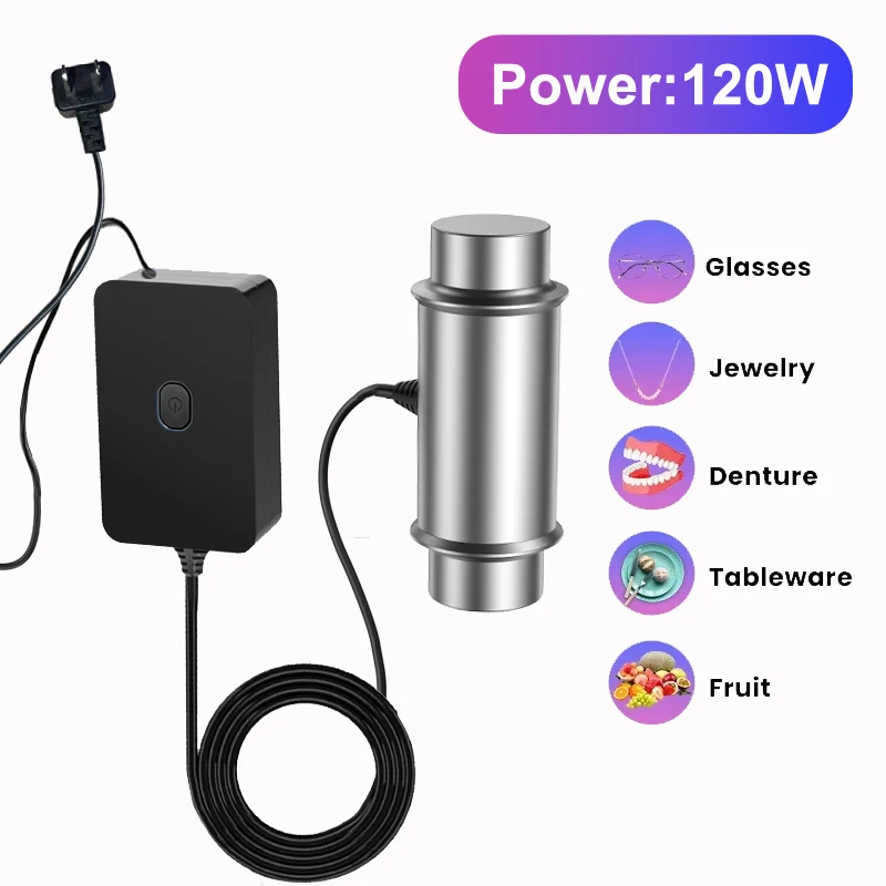 

Mini Portable Ultrasonic Laundry Washing Machine Multi-functional Cleaner for Jewelry Fruits Eyeglass Vegetables Power 120Ｗ