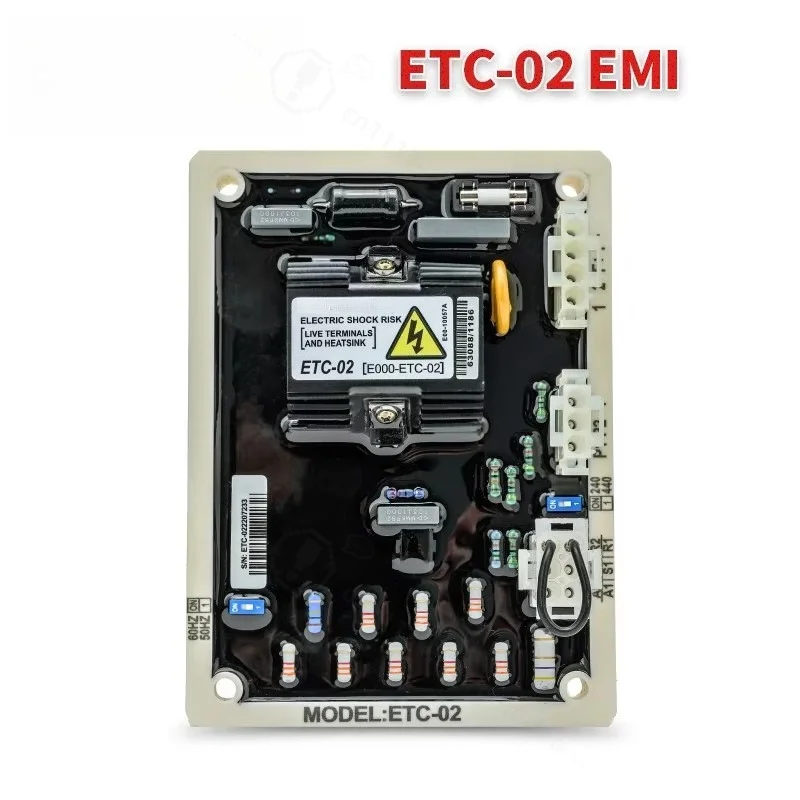 ETC-02 AVR Automatic Voltage Regulator Board Stabilizer For Generator Set Maintenance Replacement Spare Parts