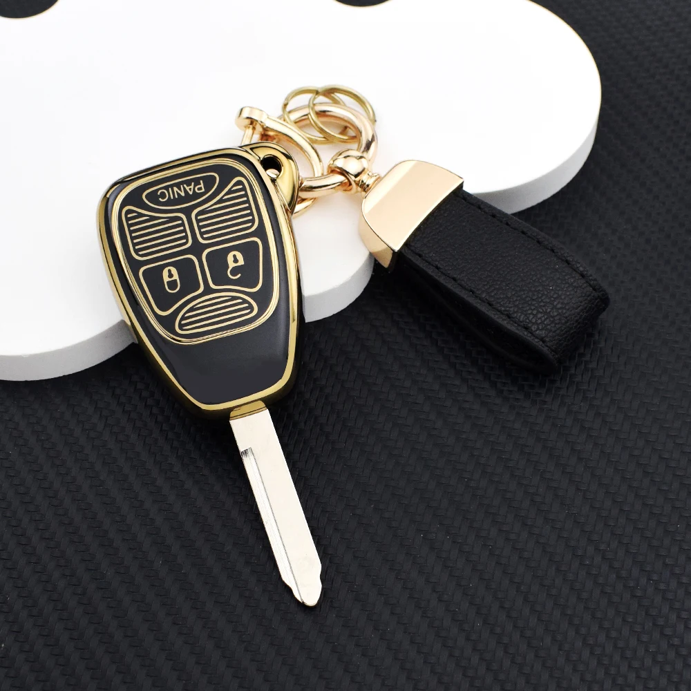 3 Buttons Car Remote Key Shell Case for Jeep Dodge for Chrysler Sebring Durango Dakota Caliber Charger Avenger RAM Nitro Magnum