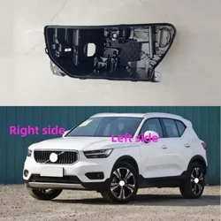 For VOLVO XC40 2020 2021 2022 2023 Replacement Headlamp Base Headlight Rear Shell Headlight House Black Rear Shell