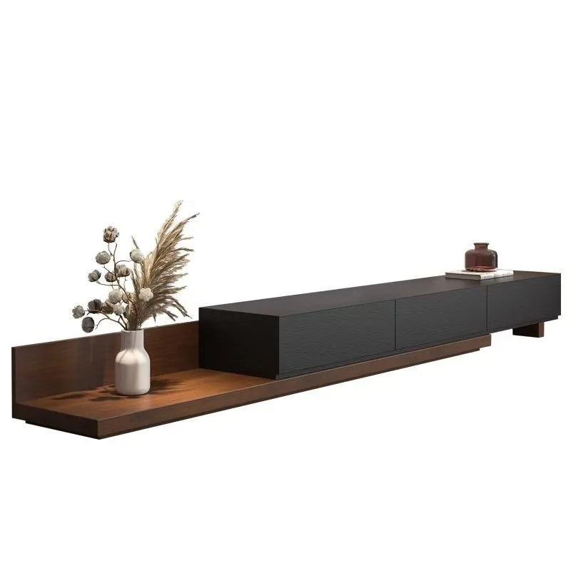 

Telescopic, TV cabinet, coffee table, combination, modern, simple, small apartment