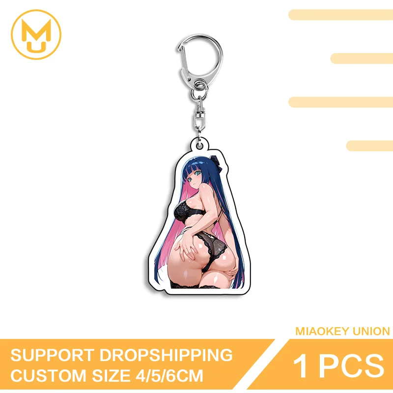 Sexy Stocking Keychain Interesting Premium Amusing Lightweight Practical Key Ring Accessory Cheap Gift For Best Friends