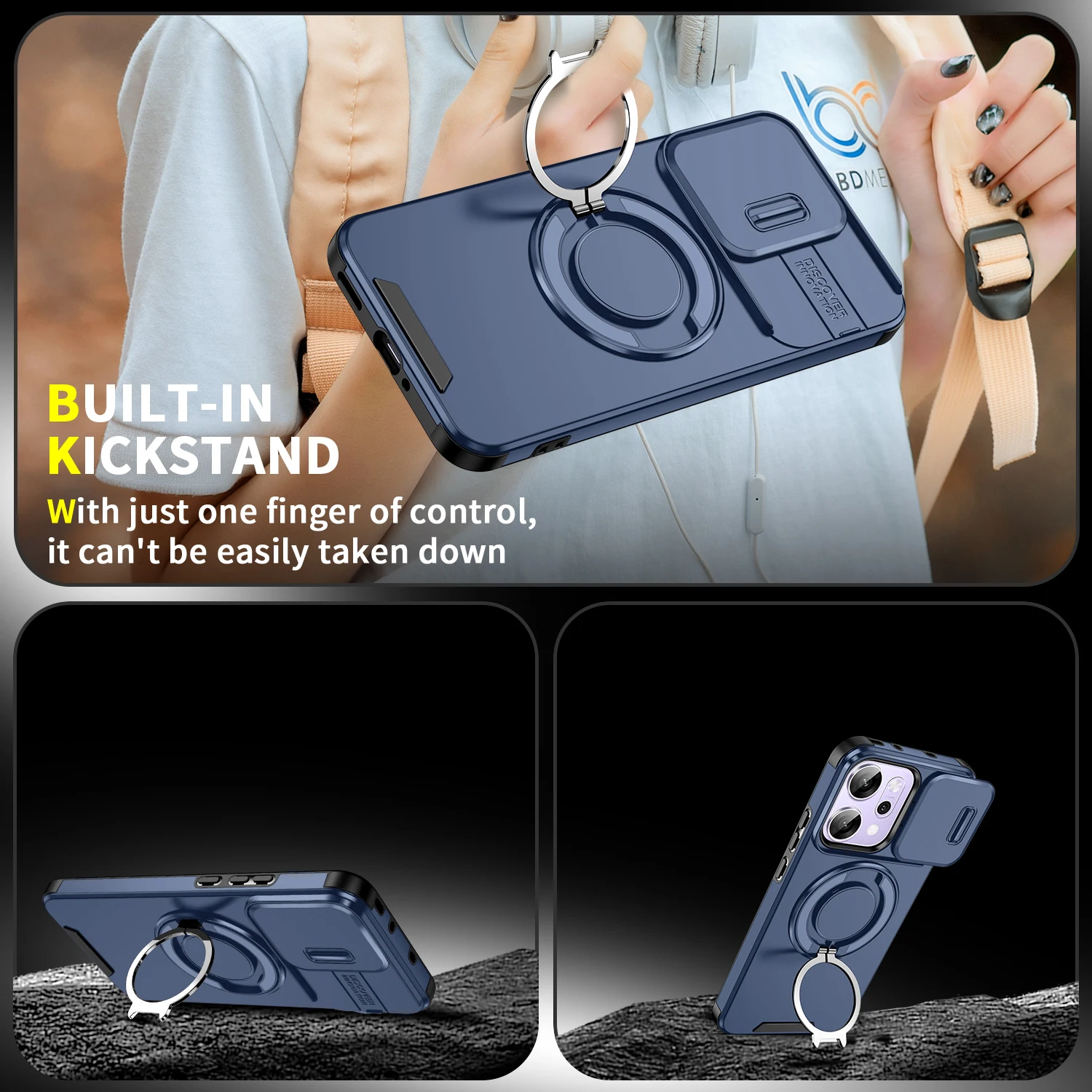 Wireless Charging Magnetic Phone Case For OPPO Reno 13A 14 FS 15 Pro Max 14F 5G Lens Protective Holder Cover Silicone Back Cases
