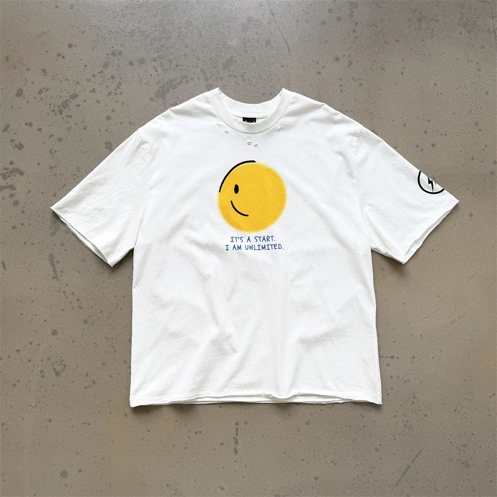 Vintage Saint IT'S A START I AM UNLIMITED I AM NOT DONE YET T-Shirts Men Women High Quality Tee T Shirt