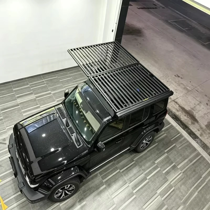 The Latest Outdoor Camping Luggage Rack Suitable for the 2021 - 2026 of the Is Made of Aviation Aluminum Alloy