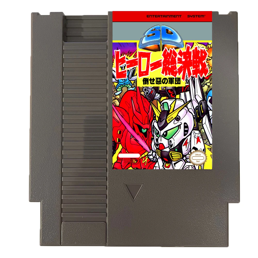 SD Hero Soukessen Taose! Aku no Gundan NES Rom Hack - 8 Bit 72Pins Game Card PAl/NTSC Game Cartridge For NES Console - ENGLISH