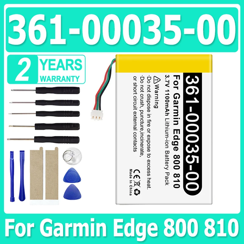 

XDOU High Quality 361-00035-00 Replacement Battery For Garmin Edge 800 810 361-00035-00 Battery 1100mAh + Free Tools