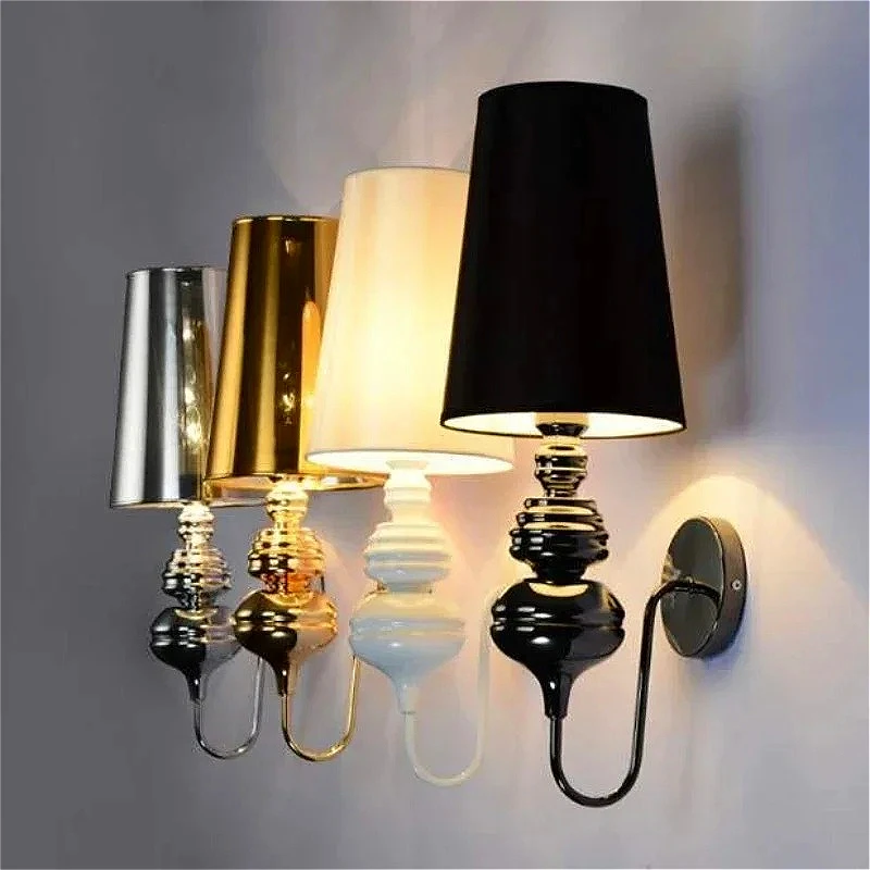 Spanish Industrial Wall Lamp, Wrought Iron Vintage Sconce for Home & Commercial Bedroom Hotel Cafe Lighting (Small Size)