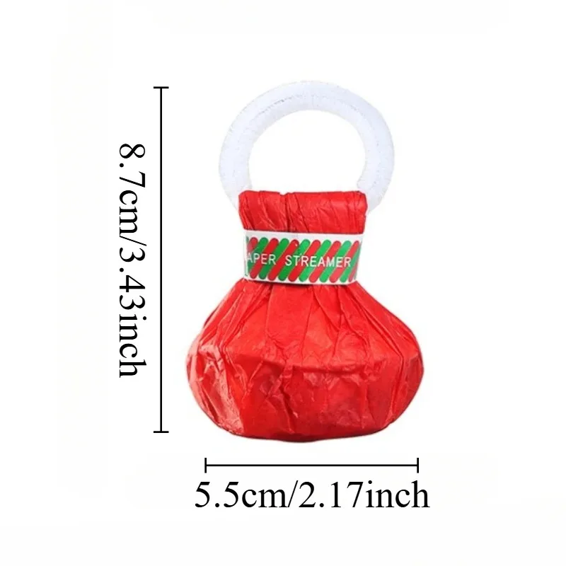 Colorful Hand Throw Confetti Poppers Throw Streamers Poppers No Mess Paper Crackers Wedding Birthday Party Christmas Supplies