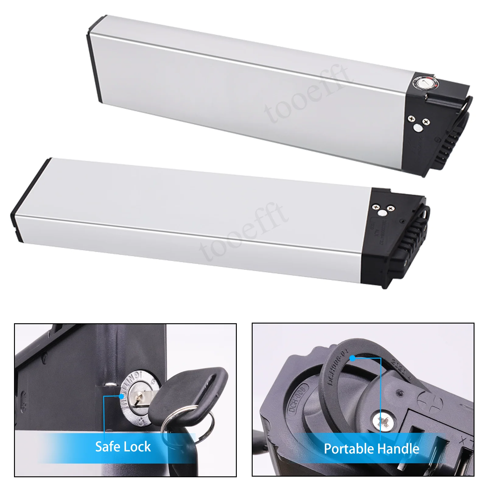 Tooefft بطارية دراجة كهربائية قابلة للطي 48 فولت 10.4Ah 14Ah لـ Lectric XP Shengmilo MX-21 MX-80 MX-01/MX01 ebike