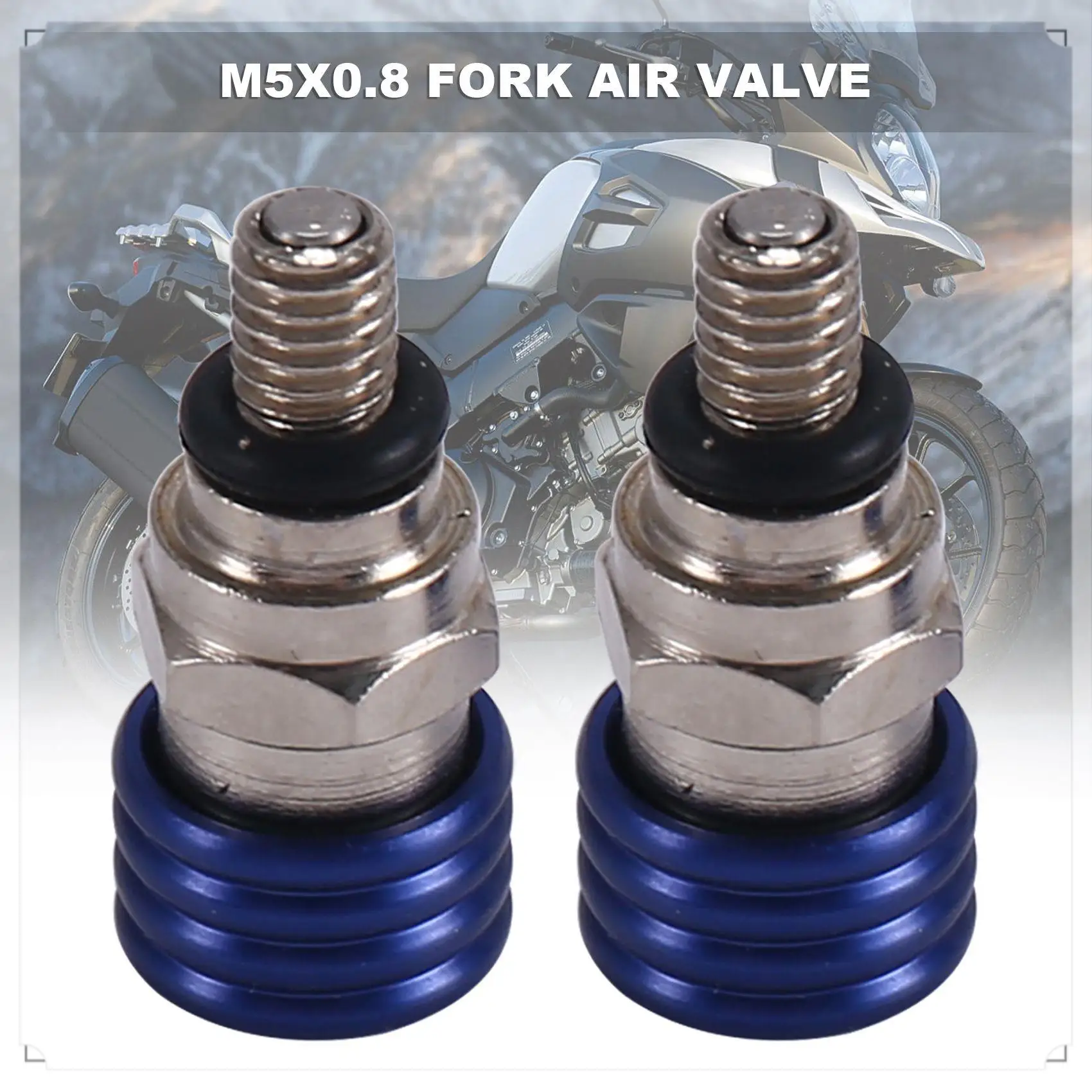 موتوكروس M5X0.8Cm شوكة الهواء النازف صمام تنفيس لهوندا كاواساكي سوزوكي YZ85 YZ125 YZ250 YZ450F 250RX