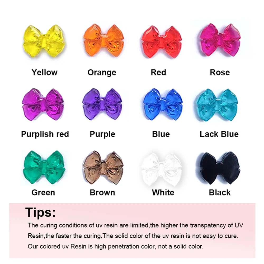 12 Colored UV Resin Kit, Odorless Low Shrinkage Fast Curing, Upgraded Premixed Resin (10g Each), Great For Halloween Crafts