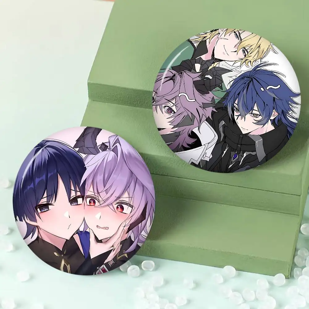 Durin wanderer Genshin Impact Photo Brooches Creative Round Badge Gifts Pins 32/44/58mm